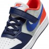 Nike Court Borough Low Recraft PS Blu Arancio - Sneakers Bambino