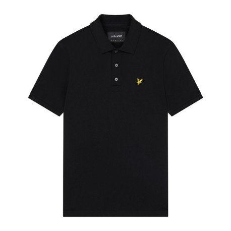 Lyle & Scott Polo Logo Piccolo Nero Uomo