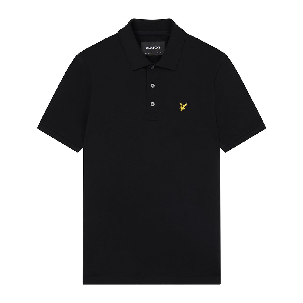 Image of Lyle & Scott Polo Logo Piccolo Nero Uomo M068