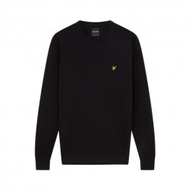 Lyle & Scott Felpa Girocollo Nero Uomo