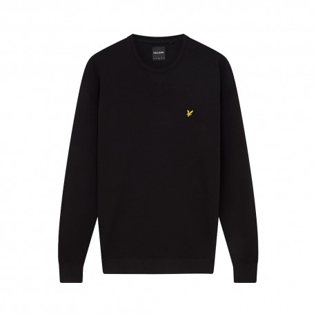 Lyle & Scott Felpa Girocollo Nero Uomo