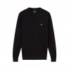 Lyle & Scott Felpa Girocollo Nero Uomo