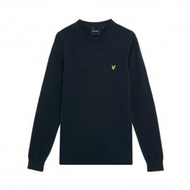 Lyle & Scott Maglioncino Logo Piccolo Blu Uomo