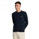 Lyle & Scott Maglioncino Logo Piccolo Blu Uomo