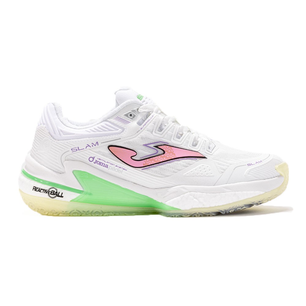 Image of Joma Padel Slam Bianco Rosa - Scarpe Da Padel Donna EUR 37068