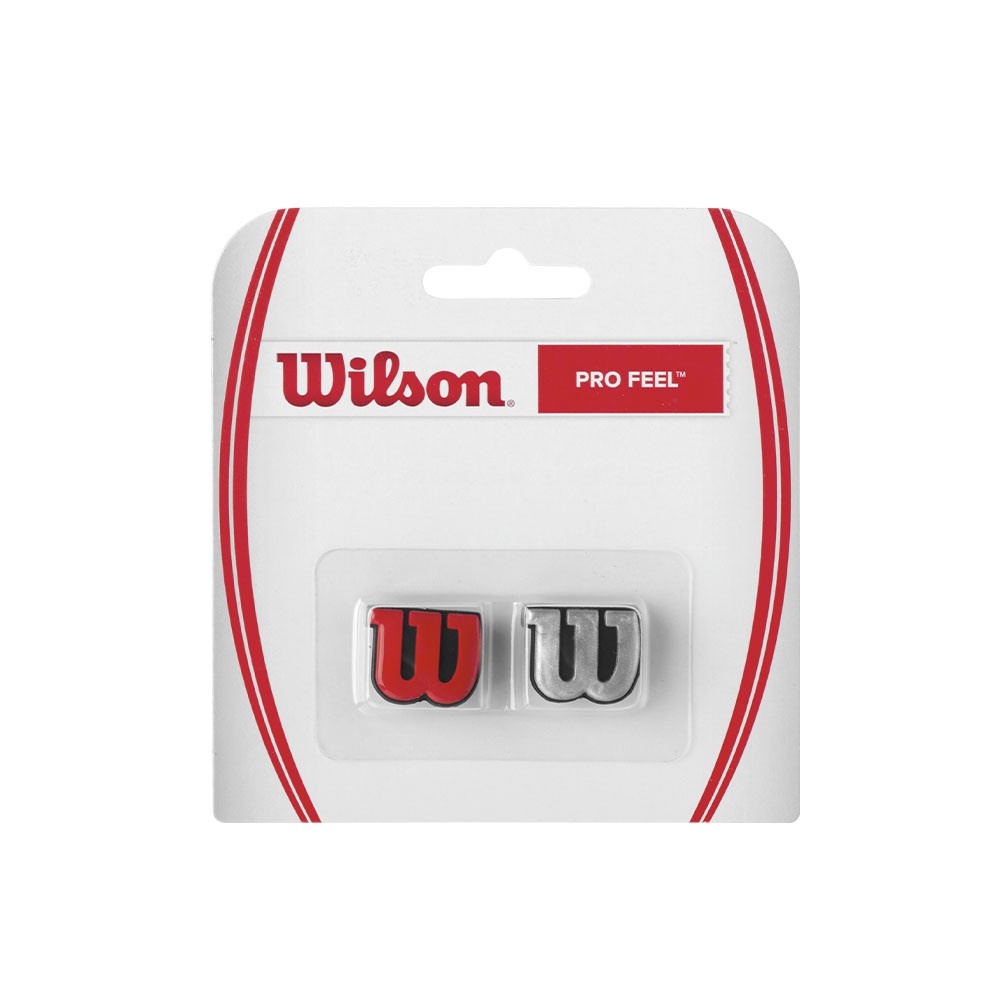 Image of Wilson Antivibrante Tennis Pro Feel Rosso Argento TU068