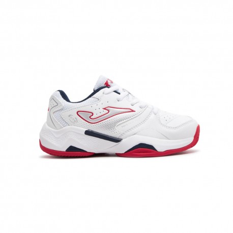 Joma Master 1000 Clay Bianco Rosso - Scarpe Da Tennis Bambino