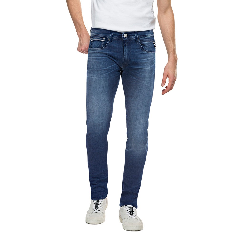 Image of Replay Jeans Grover Blu Scuro Uomo 31068