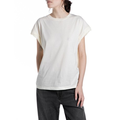 Replay T-Shirt Bianco Donna