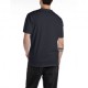 Replay T-Shirt Logo Piccolo Blu Uomo