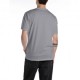 Replay T-Shirt Logo Piccolo Grigio Uomo