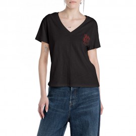 Replay T-Shirt Nero Donna