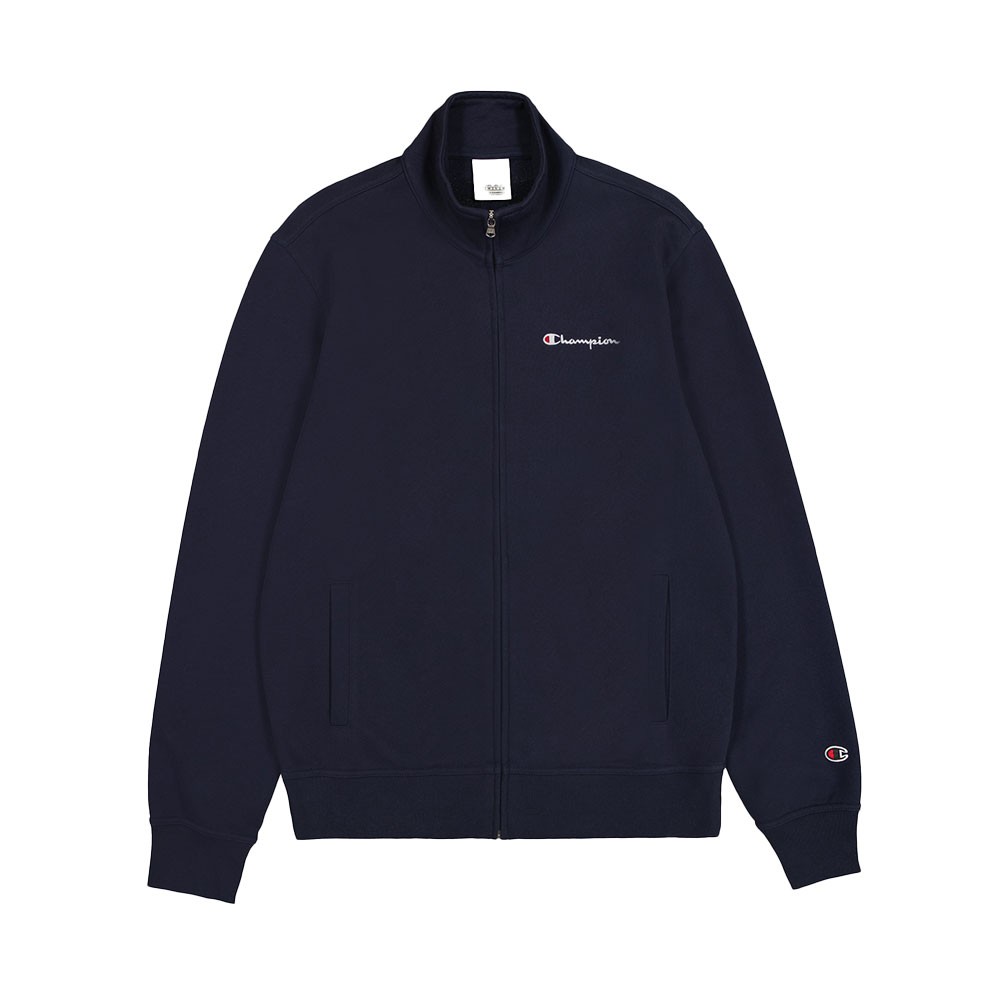 Image of Champion Felpa Full Zip Blu Uomo L068