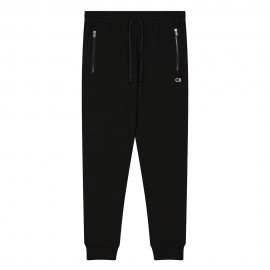 Champion Pantaloni Con Polsino Jersey Nero Uomo