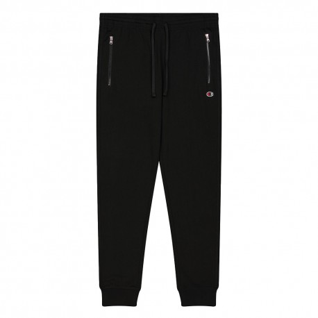 Champion Pantaloni Con Polsino Jersey Nero Uomo