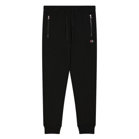 Champion Pantaloni Con Polsino Jersey Nero Uomo