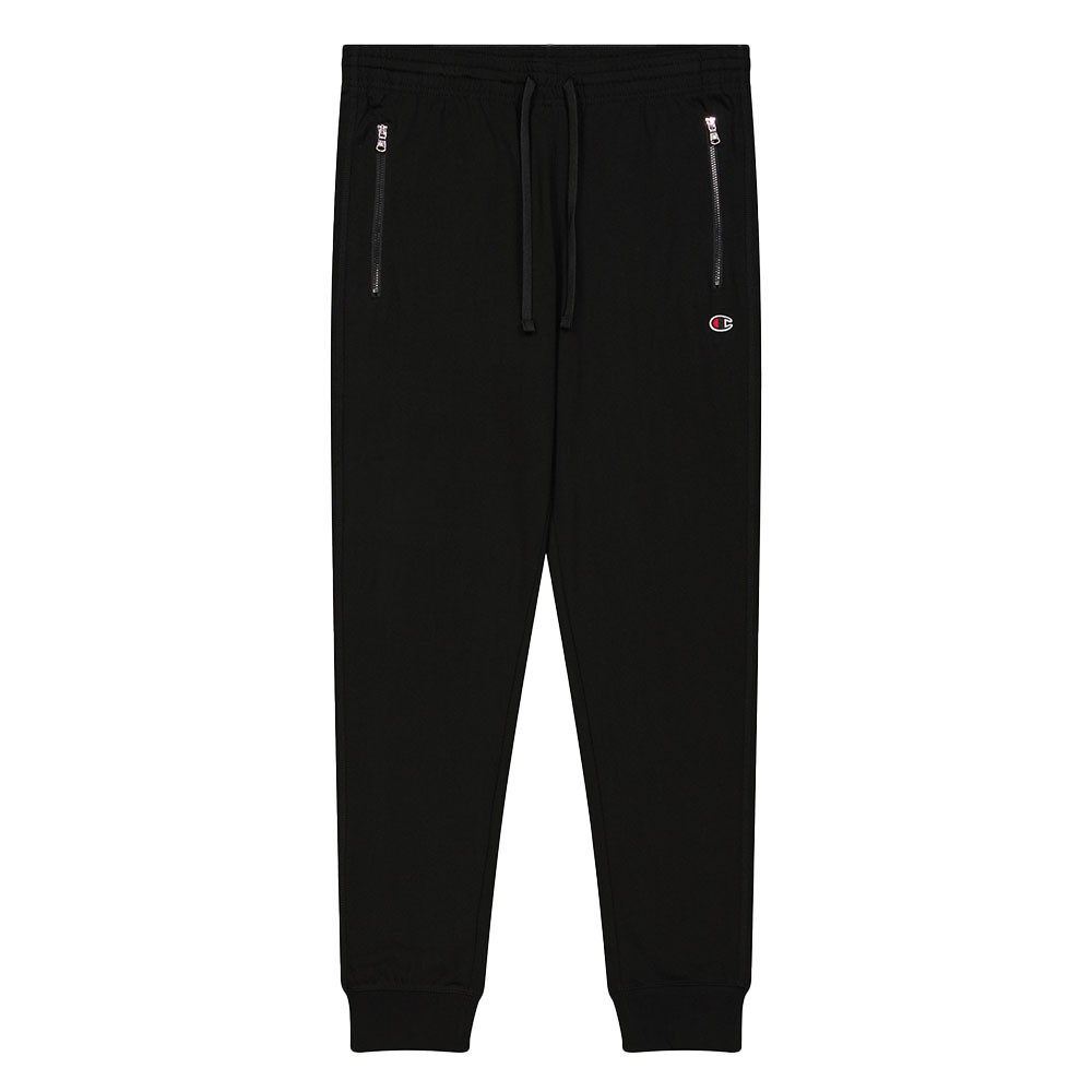 Image of Champion Pantaloni Con Polsino Jersey Nero Uomo L068