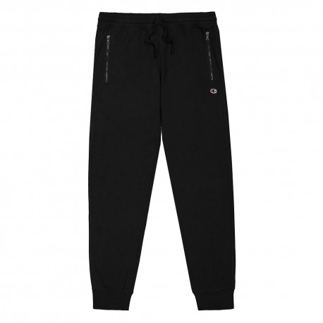 Champion Pantaloni Con Polsino Zip Nero Uomo