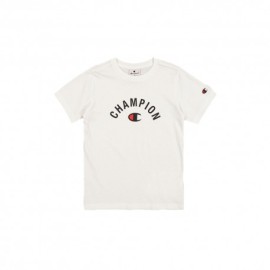 Champion T-Shirt Logo Bianco Bambino