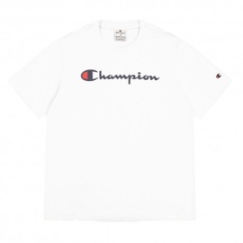 Champion T-Shirt Logo Bianco Uomo