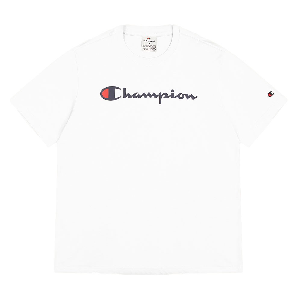 Image of Champion T-Shirt Logo Bianco Uomo M068