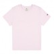 Champion T-Shirt Logo Tono Su Tono Rosa Donna