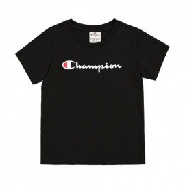 Champion T-Shirt Nero Bambina