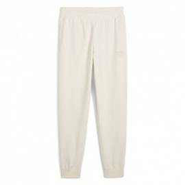 Puma Pantaloni Con Polsino Logo Piccolo Bianco Uomo