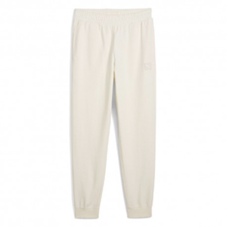 Puma Pantaloni Con Polsino Logo Piccolo Bianco Uomo