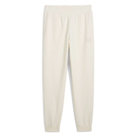 Puma Pantaloni Con Polsino Logo Piccolo Bianco Uomo