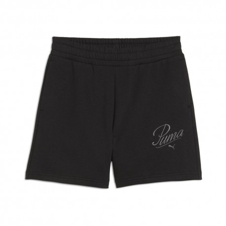 Puma Shorts Logo Nero Donna