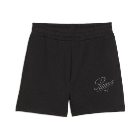 Puma Shorts Logo Nero Donna