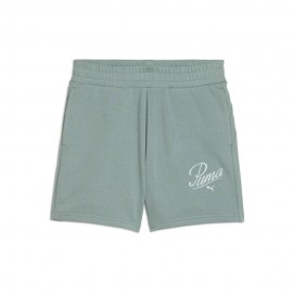 Puma Shorts Logo Salvia  Donna