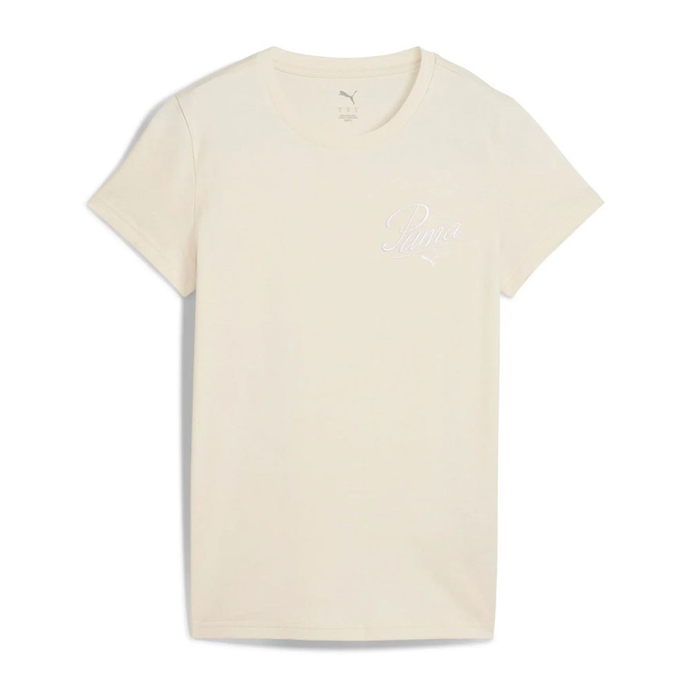 Image of Puma T-Shirt Logo Piccolo Bianco Donna L068