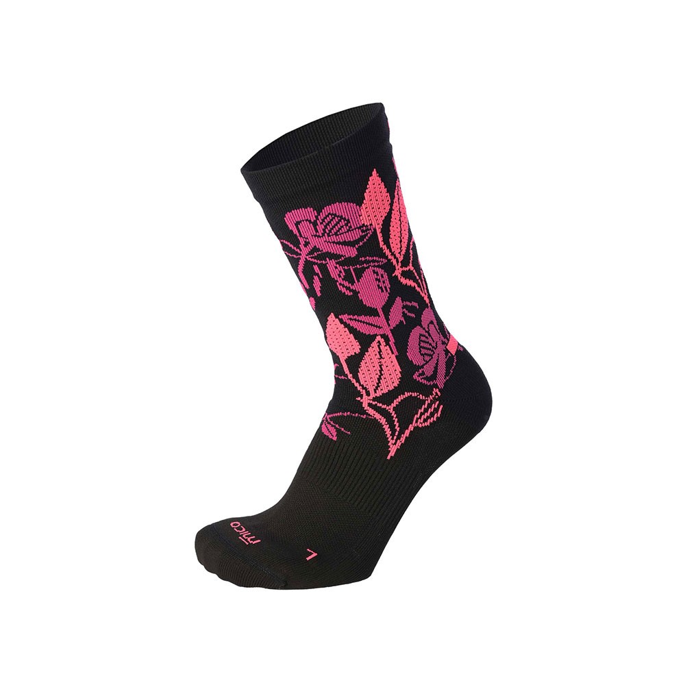 Image of Mico Sport Calze Corta 3067 Nero Fucsia L068