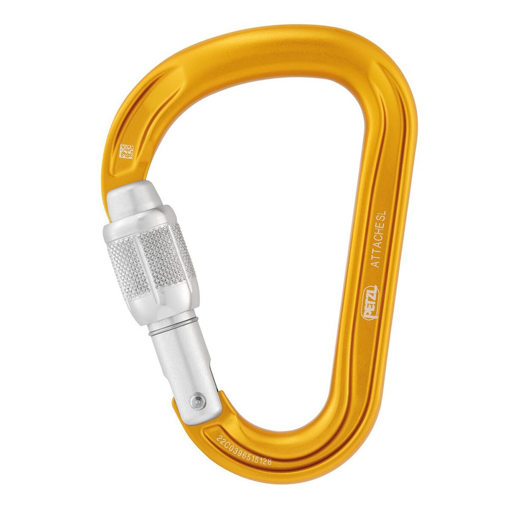 Image of Petzl Moschettone Arrampicata Ghiera Attache Giallo TU068