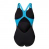 Arena Costume Intero Piscina Ripples Nero Turchese Donna