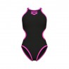 Arena Costume Intero Piscina One Biglogo Nero Fucsia Donna