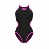 Arena Costume Intero Piscina One Biglogo Nero Fucsia Donna