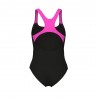 Arena Costume Intero Piscina Lights Nero Fucsia Donna