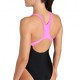 Arena Costume Intero Piscina Lights Nero Fucsia Donna