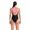 Arena Costume Intero Piscina Lights Nero Fucsia Donna