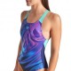 Arena Costume Intero Piscina Flow Navy Multi Donna