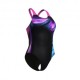 Arena Costume Intero Piscina Dreamhline Nero Fucsia Donna