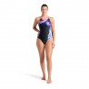 Arena Costume Intero Piscina Dreamhline Nero Fucsia Donna