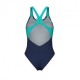 Arena Costume Intero Piscina Dreamhline Navy Multi Donna