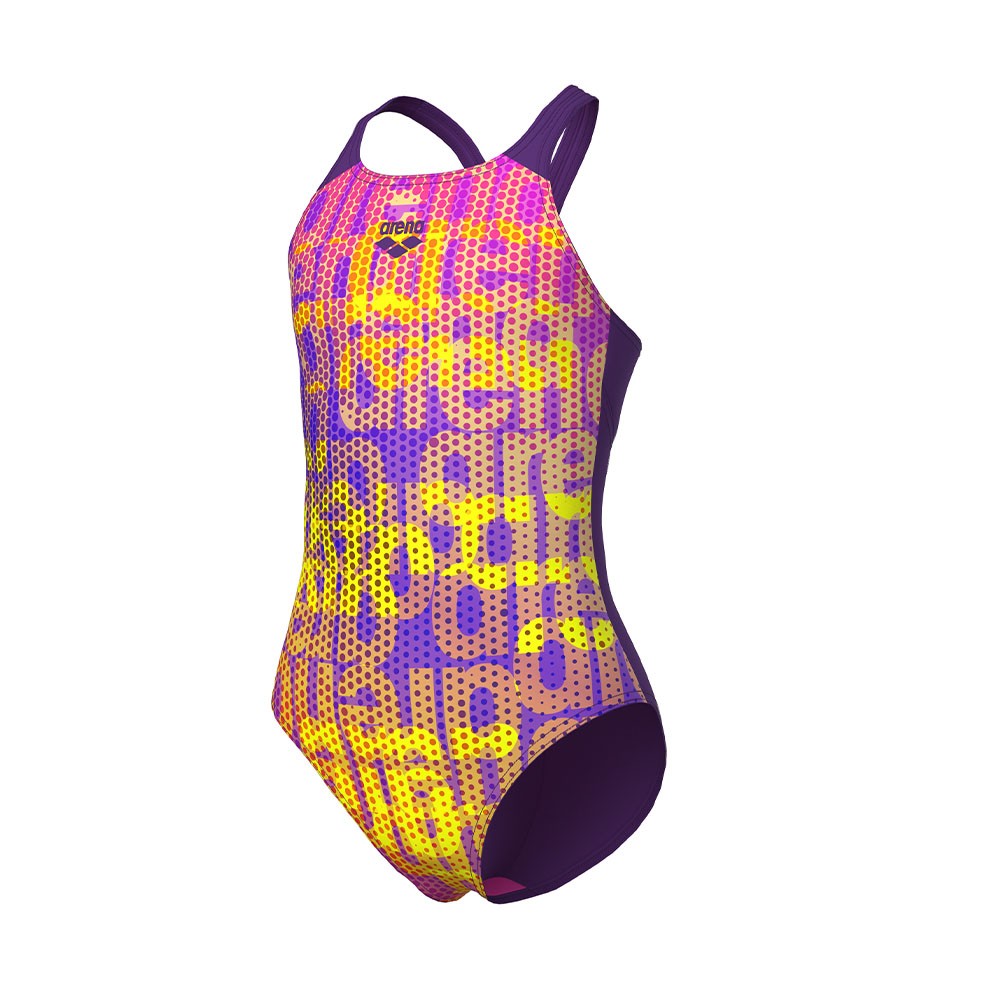 Image of Arena Costume Intero Piscina Multi Viola Multi Bambina 12-13 Anni068