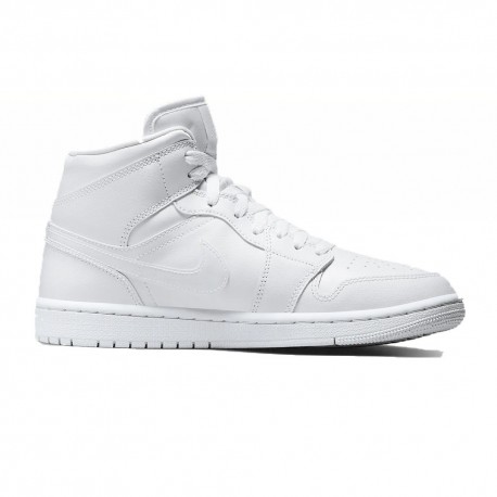 Nike Air Jordan 1 Mid Bianco - Sneakers Uomo