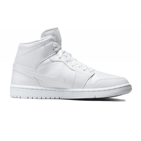 Nike Air Jordan 1 Mid Bianco - Sneakers Uomo