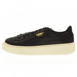 puma nere suola marrone